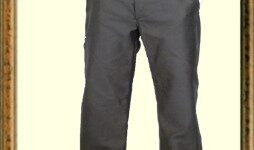 Pantalon droit en moleskine à passants Le Laboureur